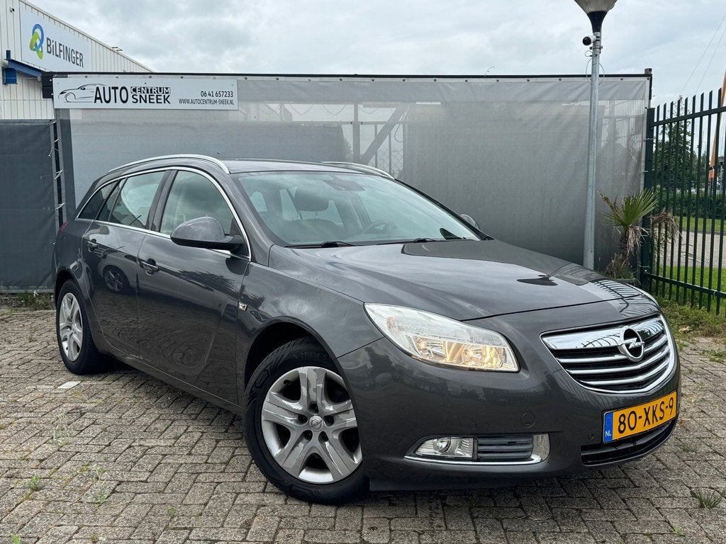 Opel Insignia Sports Tourer 1.4 Turbo-Clima-Cruise-PDC-APK 0, Auto's, Euro 5, Stof, Gebruikt, Zwart