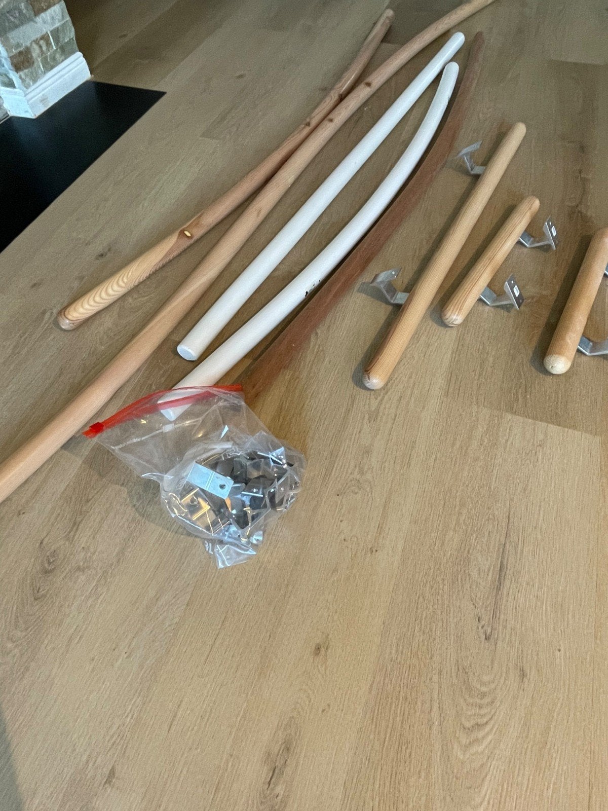 Diverse trapleuningen en beugels, Ophalen, Gebruikt