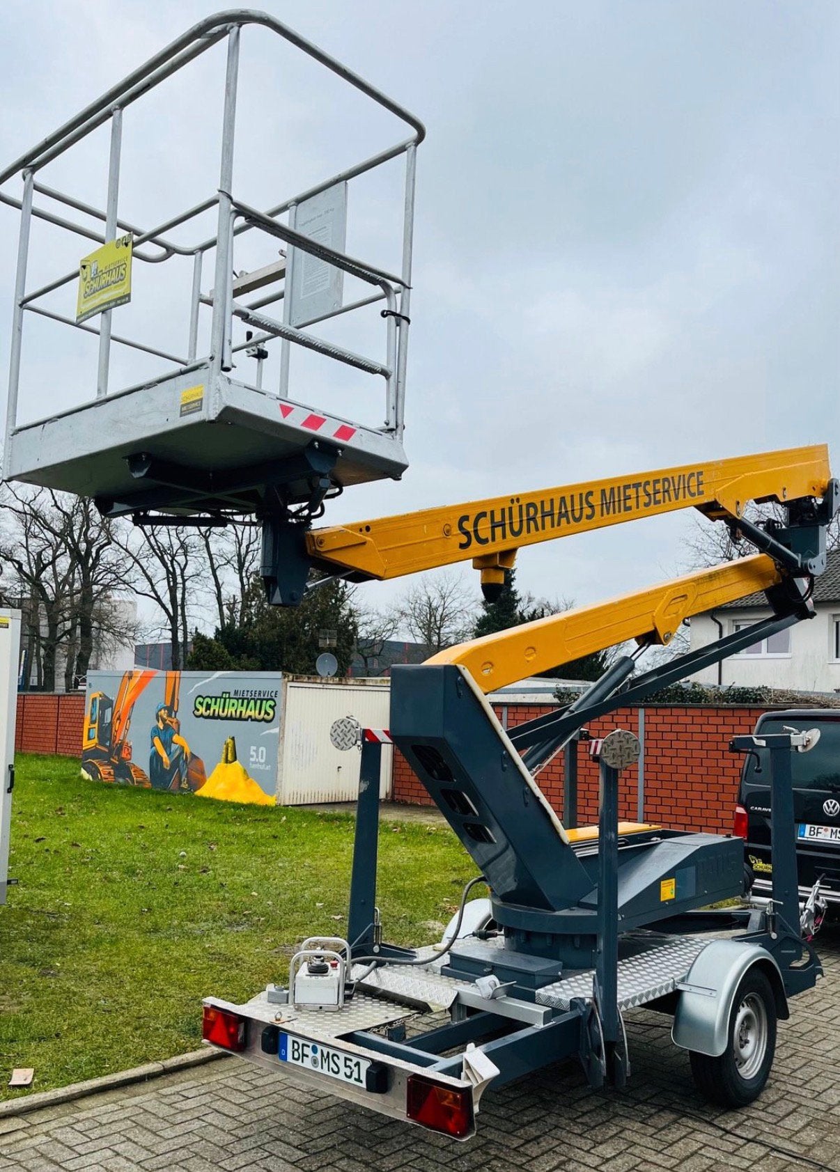 Paus G13 Lift Steigers Hookwerker Hubsteiger qualität 100%, Ophalen, Gebruikt, 5 meter of hoger