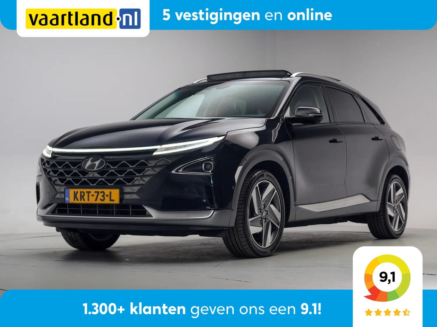Hyundai NEXO FCEV Plus Pack Aut. [ Panoramadak 360°Cam Stoe, Auto's, Automaat, 0 cilinders, Gebruikt, Waterstof