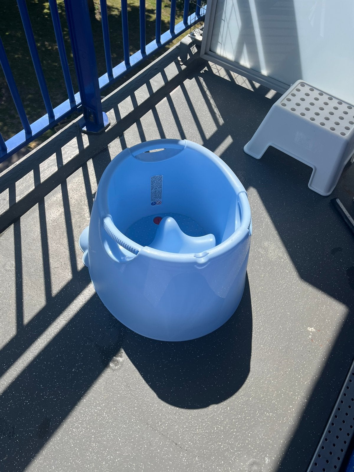 Ergonomisch zitbadje van OKBABY (blauw), Ophalen, Zo goed als nieuw, Overige typen