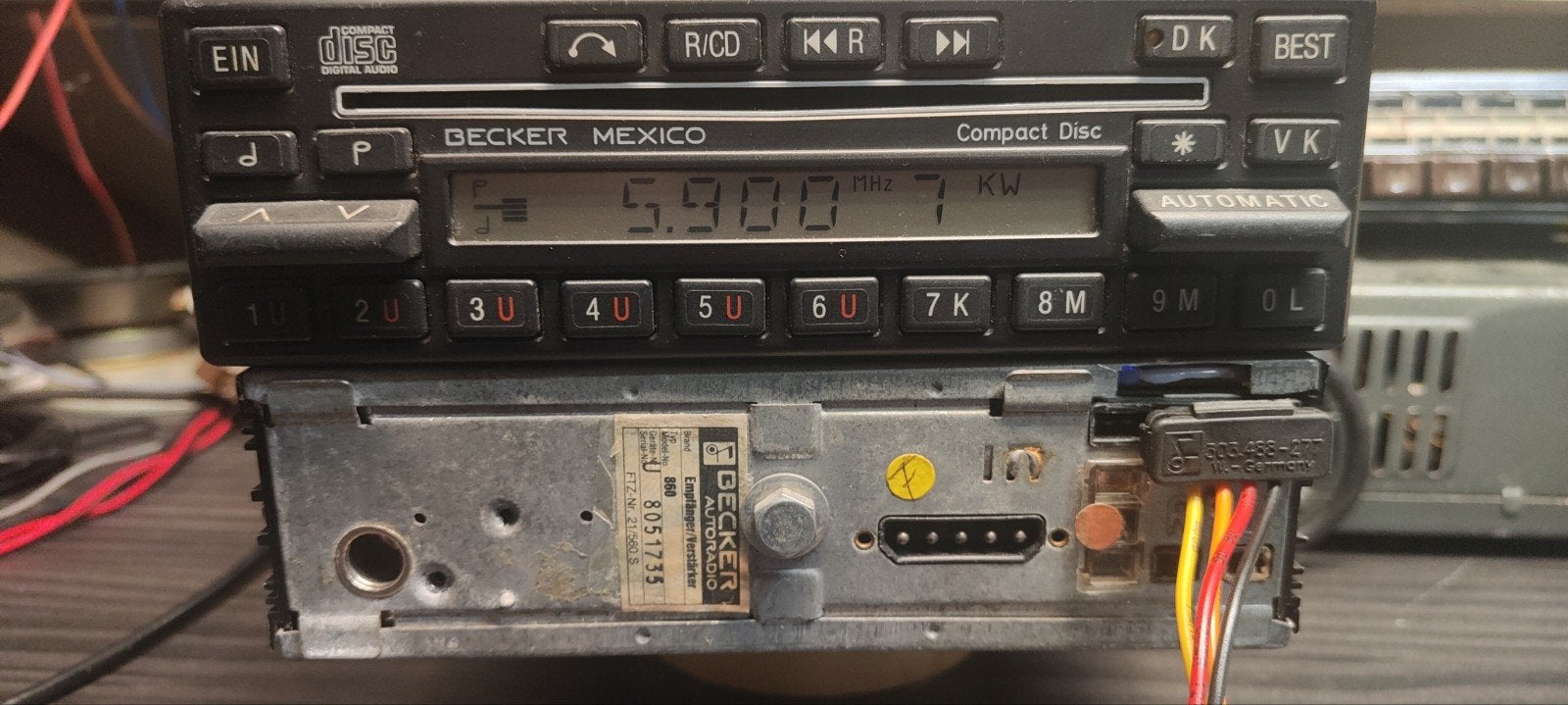 Becker Mexico 860 autoradio CD, Ophalen of Verzenden