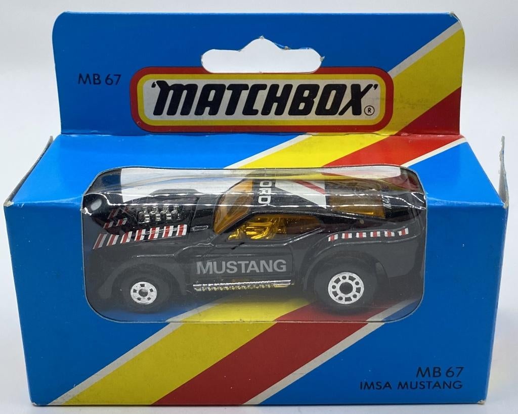 Matchbox 67F-1 Ford Mustang Boss Mach I, Ophalen of Verzenden, Zo goed als nieuw, Auto