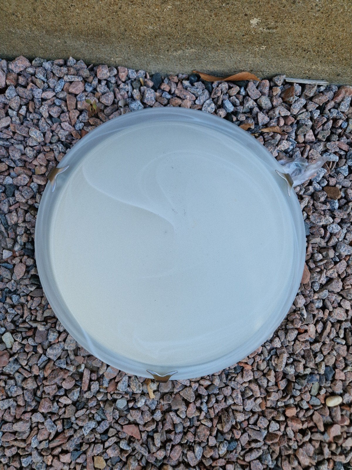 Plafondlamp Glas 40cm Diameter, Huis en Inrichting, Ophalen