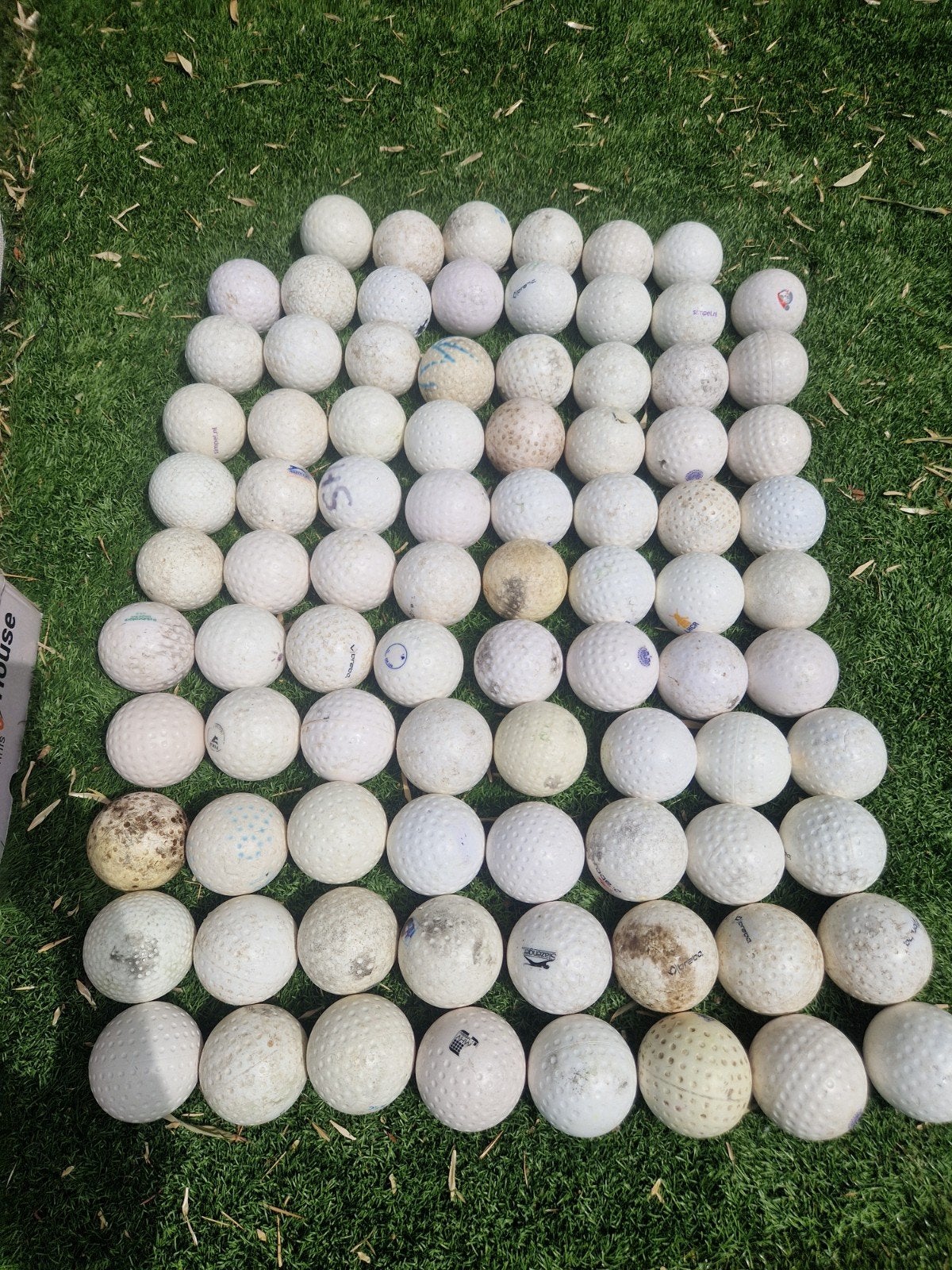 86 dimpel hockeyballen, Sport en Fitness, Ophalen of Verzenden, Gebruikt, Bal