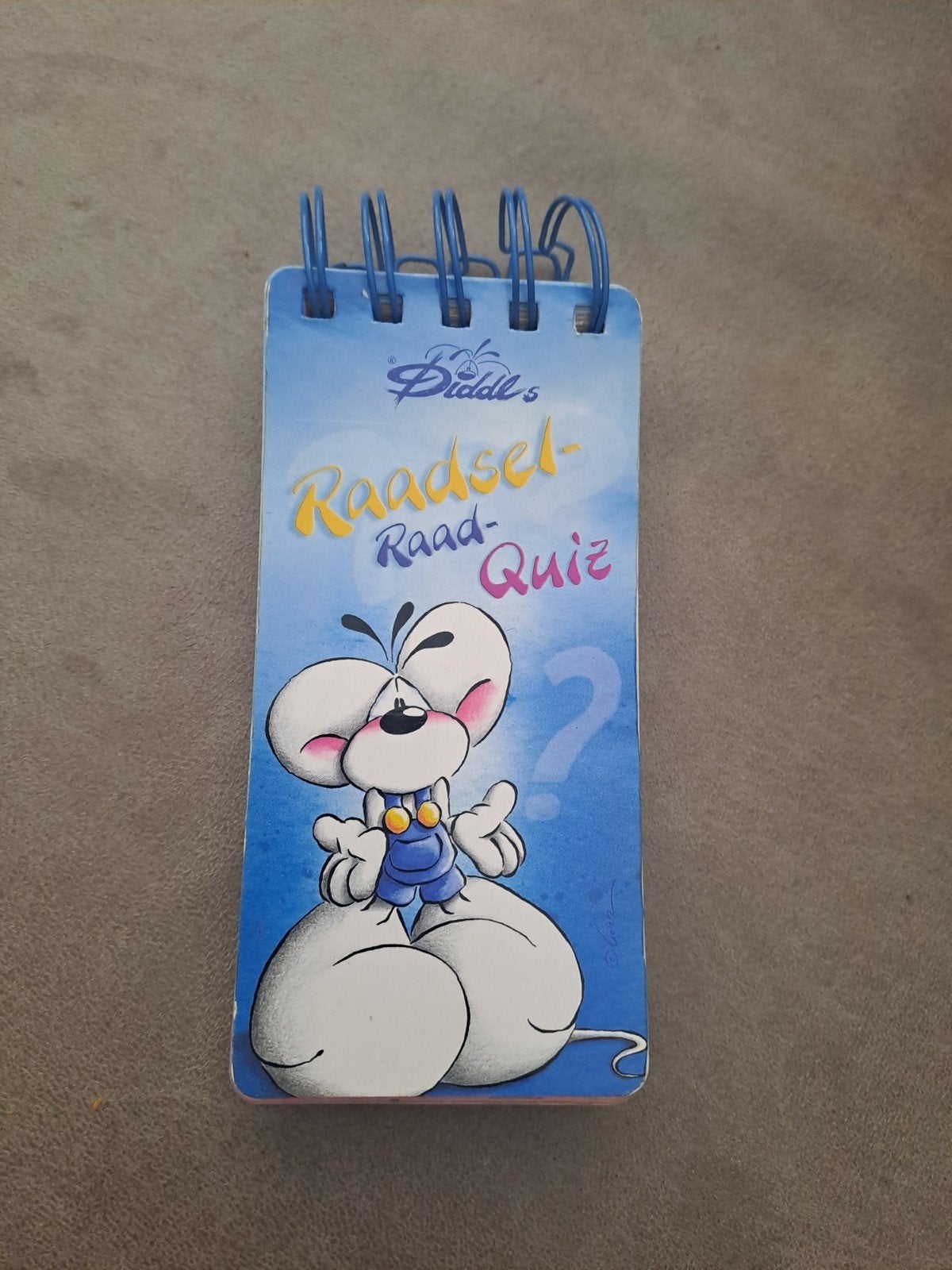 Diddl's Raadsel-Raad-Quiz Boekje, Ophalen of Verzenden, Diddl, Zo goed als nieuw, Papier, Kaart of Schrift