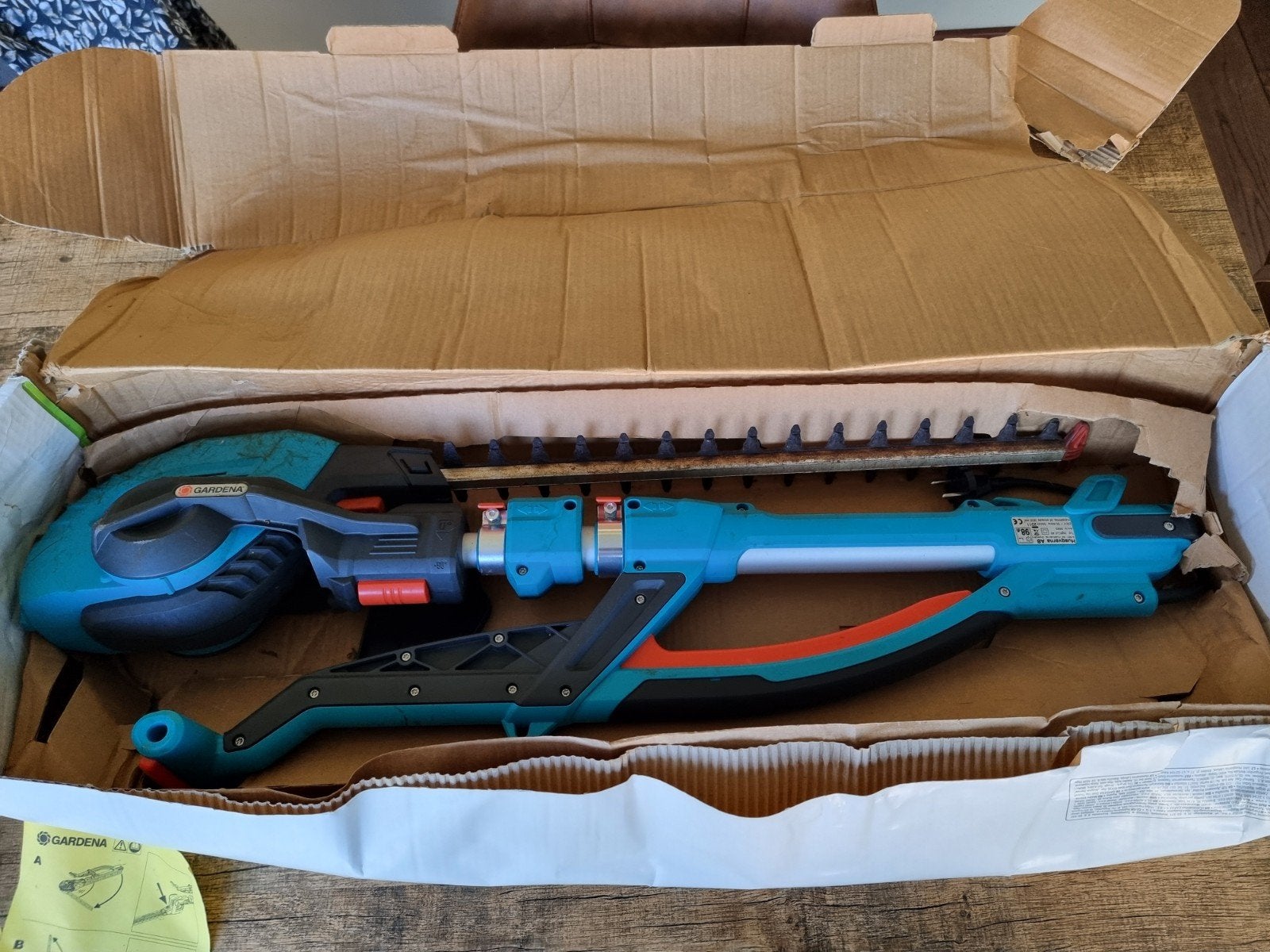 Gardena Telescopische Heggenschaar Highcut 48 Inclusief Doos, Ophalen, Gebruikt, Elektrisch, Gardena