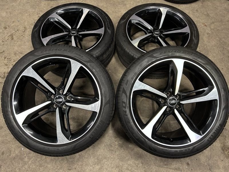 21 inch originele RS velgen + zomerbanden Audi Q7, Auto-onderdelen, Gebruikt, -, 285 mm, -