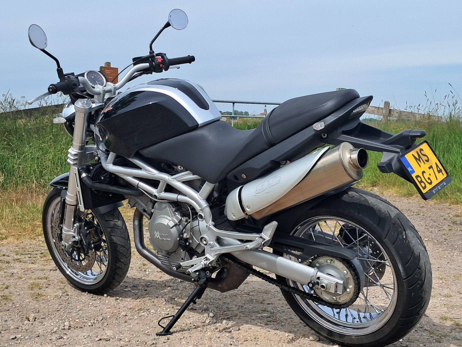 moto morini 9.5 V-twin 1200cc, Ophalen