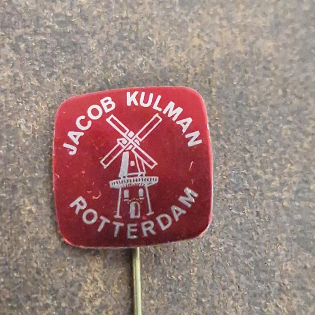 SPELDJE Jacob Kulman Rotterdam, Verzamelen, Speldjes, Pins en Buttons, Ophalen of Verzenden, Zo goed als nieuw