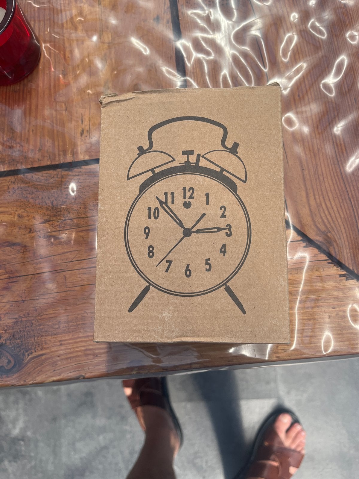 Vintage Wekker - Klassiek Design met Dubbele Bellen, Zichtbaar uurwerk, Vintage, Analoog, Nieuw
