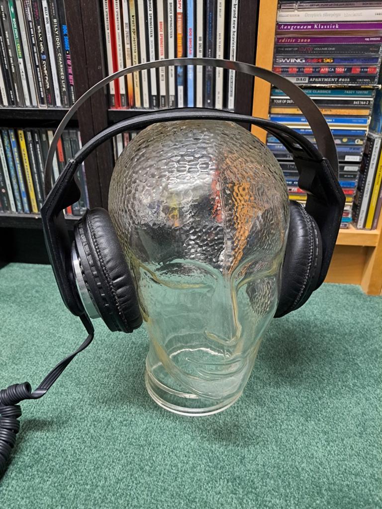 Vintage glazen hoofd jaren 60, Antiek en Kunst, Antiek | Glas en Kristal, Ophalen