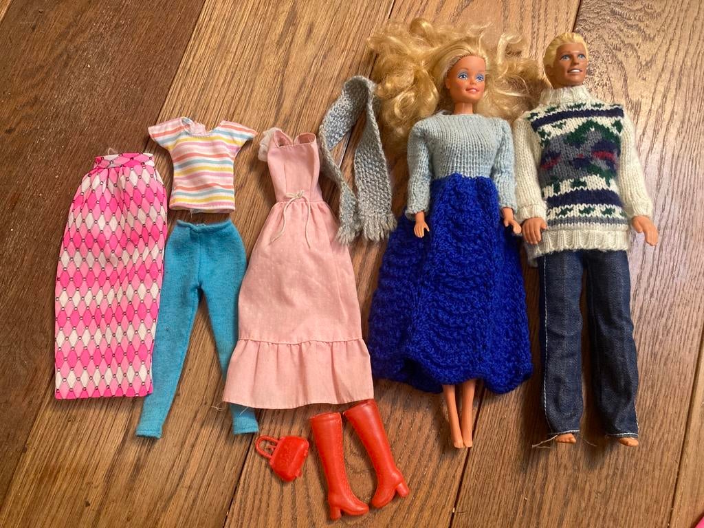 Vintage Barbie en Ken, Ophalen of Verzenden, Zo goed als nieuw, Barbie