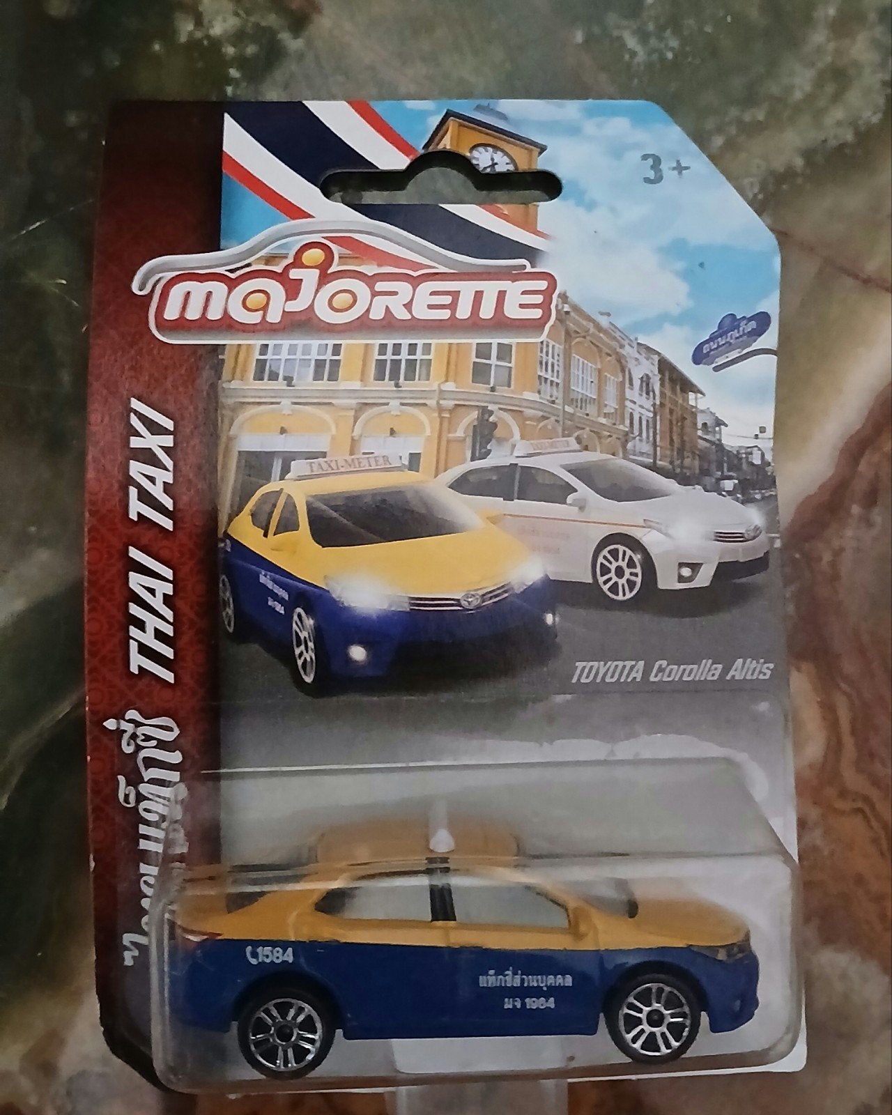 Majorette Thai Taxi Toyota Corolla Altis -Zeldzaam, Ophalen of Verzenden, Nieuw, Auto, Overige merken