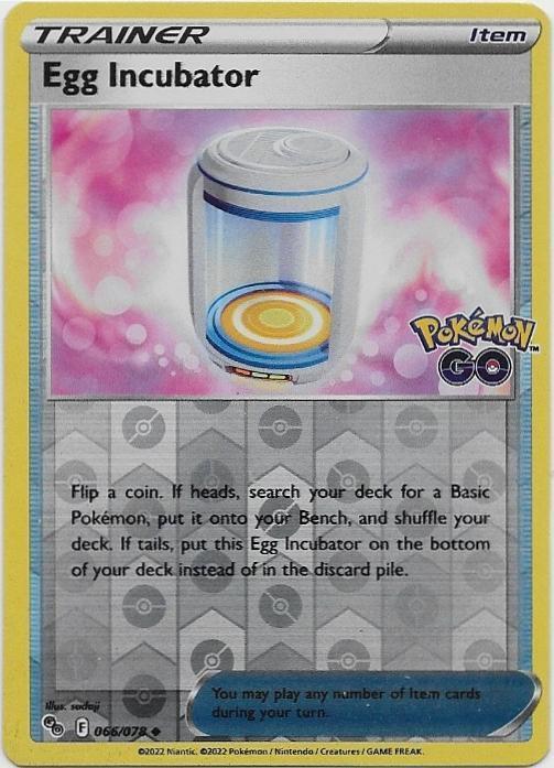 Pokemon GO,  Egg Incubator [reverse] 66/78, Verzenden, Nieuw, Losse kaart