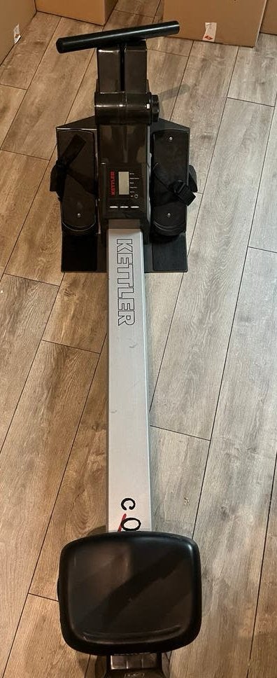 Moet weg! Kettler Roeitrainer met Magneet-Remsysteem, Sport en Fitness, Ophalen, Gebruikt, Armen, Metaal