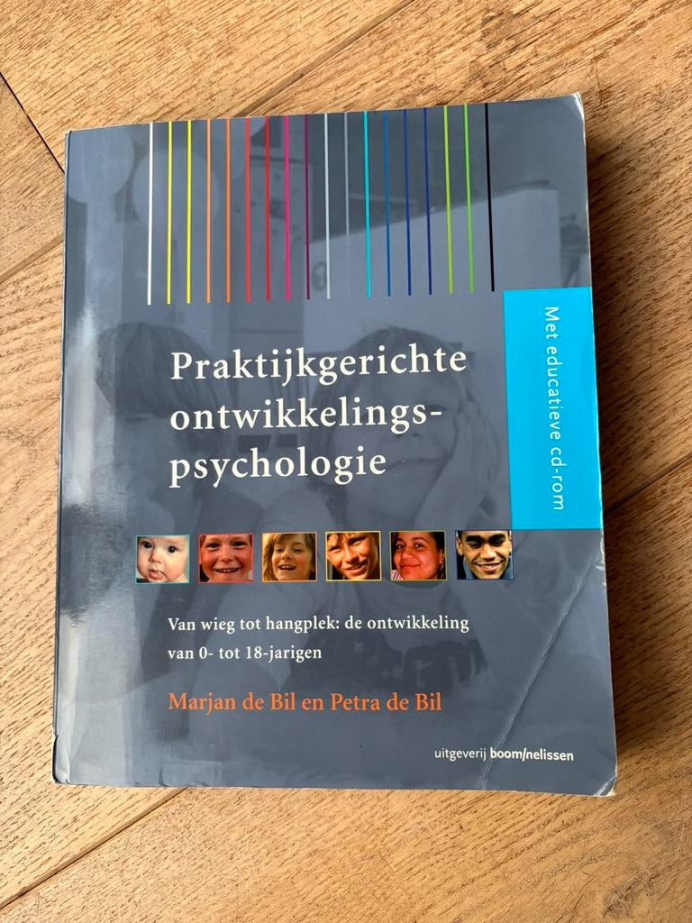 Praktijkgerichte ontwikkelingspsychologie boek de Bil, Boeken, Studieboeken en Cursussen, Ophalen of Verzenden, Gamma, Gelezen