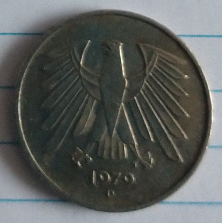 duitse munt, 5 mark 1979D, volgnr 48.1, Ophalen of Verzenden, Duitsland, Losse munt
