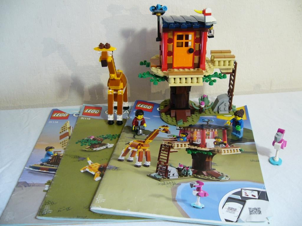 Lego Creator 31116 Safari Wildlife Tree House, Gebruikt, Ophalen of Verzenden, Compleet, Lego
