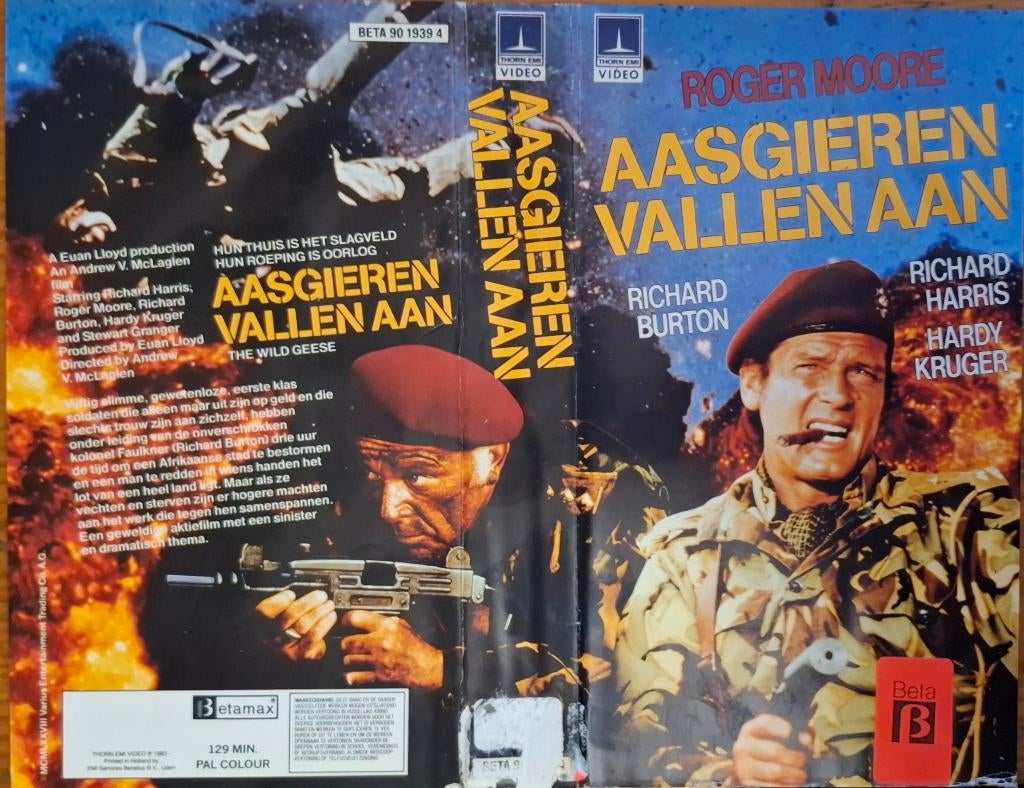 The Wild Geese - Betamax - Thorn EMI #9019394, Alle leeftijden, Ophalen of Verzenden, Zo goed als nieuw, Overige genres