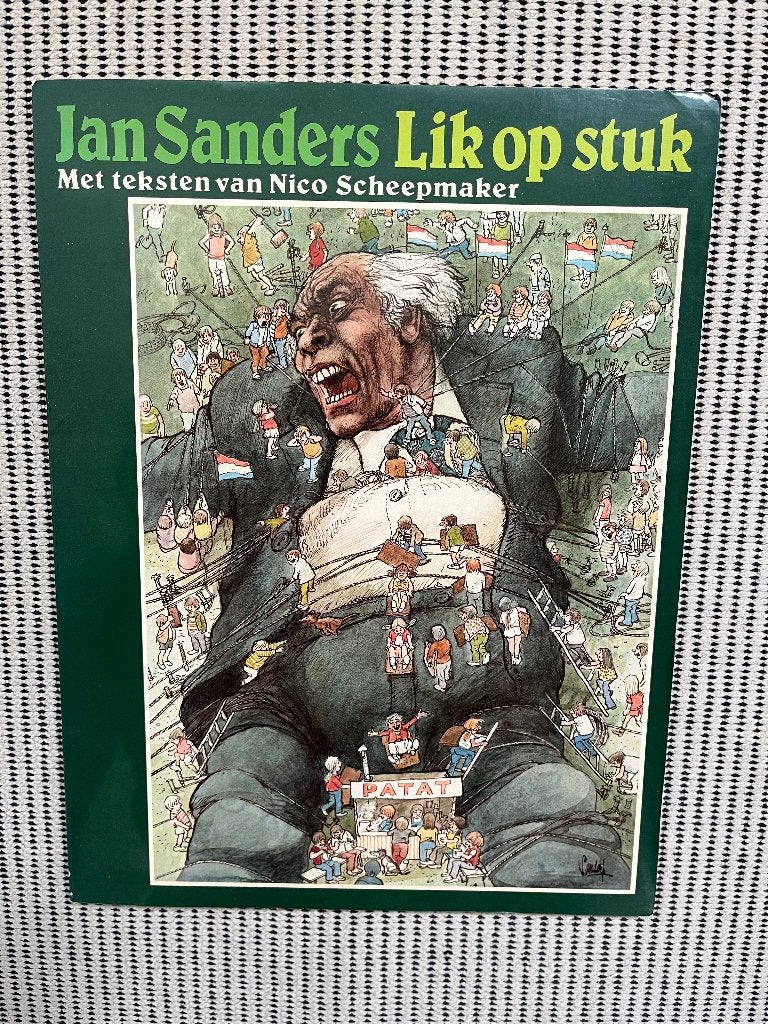 Jan Sanders - Lik op Stuk, Boeken, Humor, Gelezen, Nico Scheepmaker, Verzenden, Cartoons