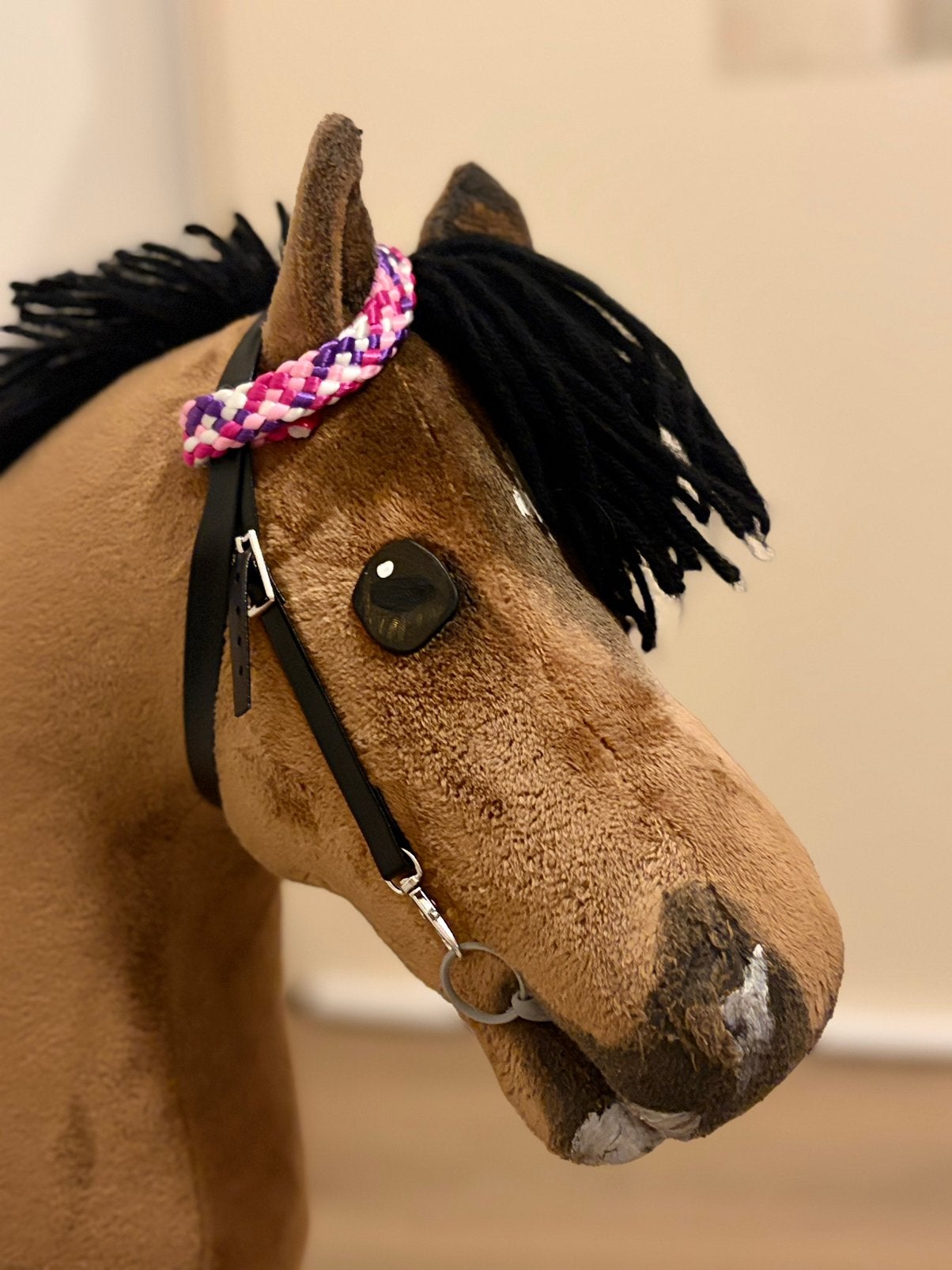Cki western hoofdstel hobbyhorse “pink”, Ophalen of Verzenden, Nieuw