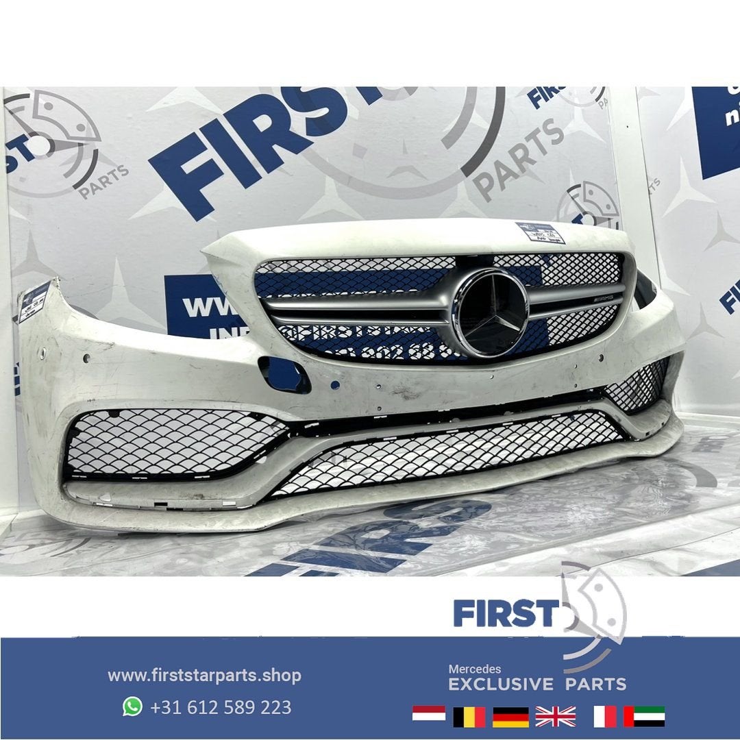 C63 AMG BUMPER Mercedes C Klasse 2014-2018 C63s AMG voorbump, Auto-onderdelen, Carrosserie en Plaatwerk, Gebruikt, -, Voor, Ophalen of Verzenden
