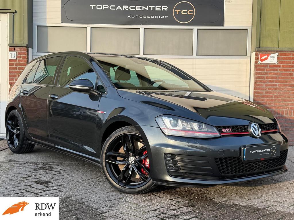 Volkswagen Golf 2.0T SI GTI Performance/CAMERA/LEER/STOELV, Auto's, Gebruikt, 4 cilinders, 1984 cc, Zwart