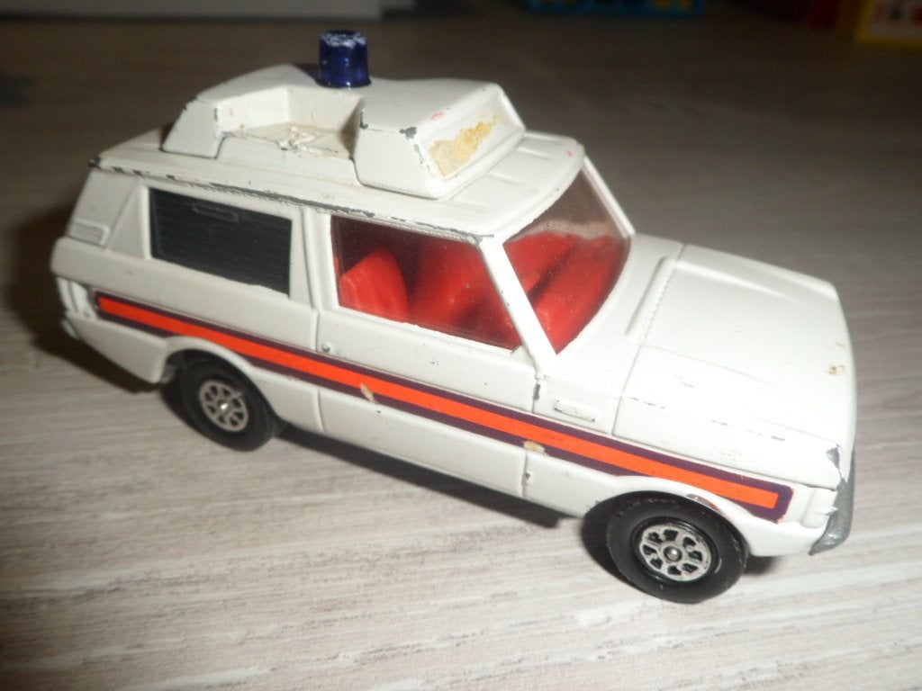 Corgi Toys 461 - Vigilant Range Rover [wit] 1/40, Ophalen of Verzenden, Gebruikt, Auto