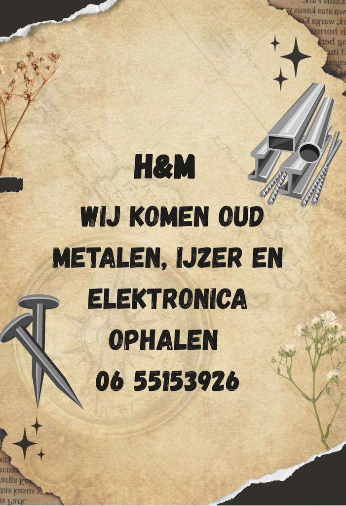 Oud ijzer en metalen, Doe-het-zelf en Verbouw, Metalen, Ophalen of Verzenden