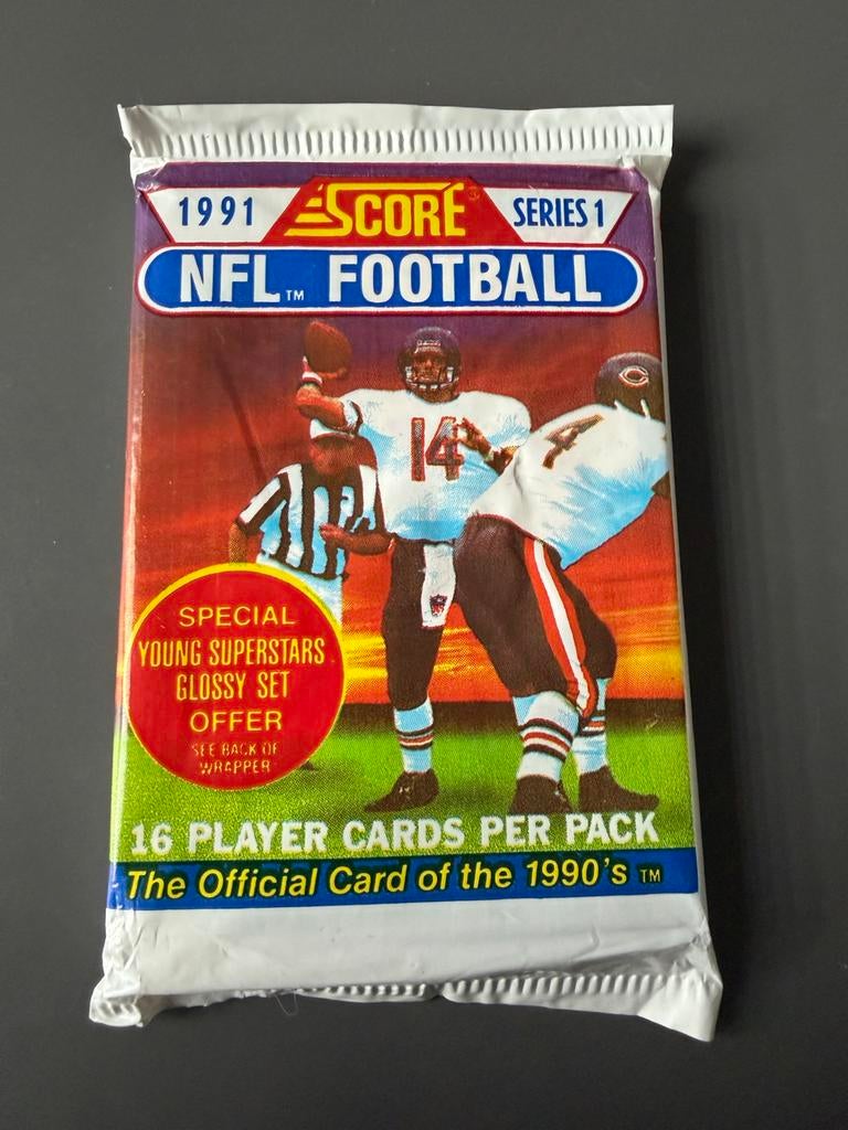 1991 Score NFL Football Series 1 Ongeopend Pakje Kaarten, Ophalen of Verzenden, Nieuw, Overige sporten, Spelerskaart