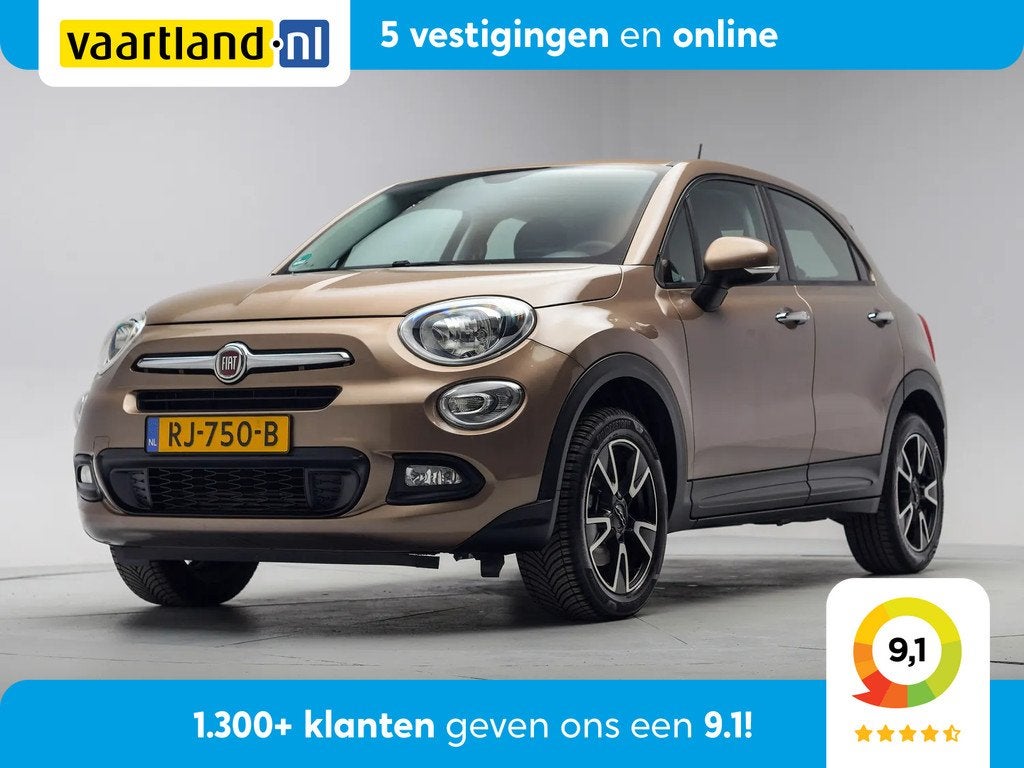 Fiat 500X 1.4 turbo Pop Star Aut. [ Navi Stoelverwarming Tre, Automatische klimaatregeling, Gebruikt, 1295 kg, 4 cilinders