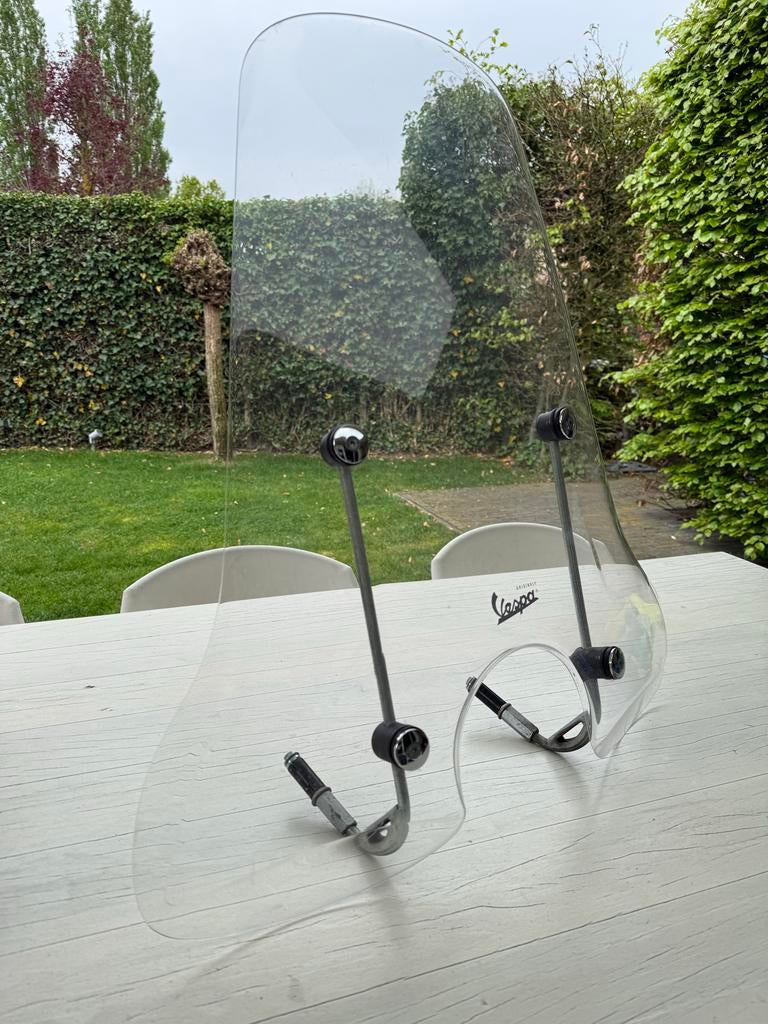 Vespa windscherm hoog transparant, Fietsen en Brommers, Ophalen of Verzenden, Gebruikt, Overige typen, Vespa