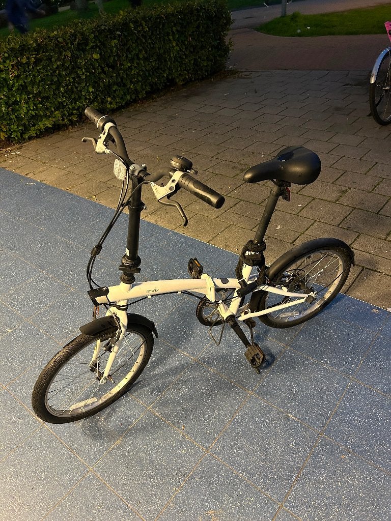 folding bike btwin with gears, Ophalen, 20 inch of meer, Gebruikt, Totaal opvouwbaar
