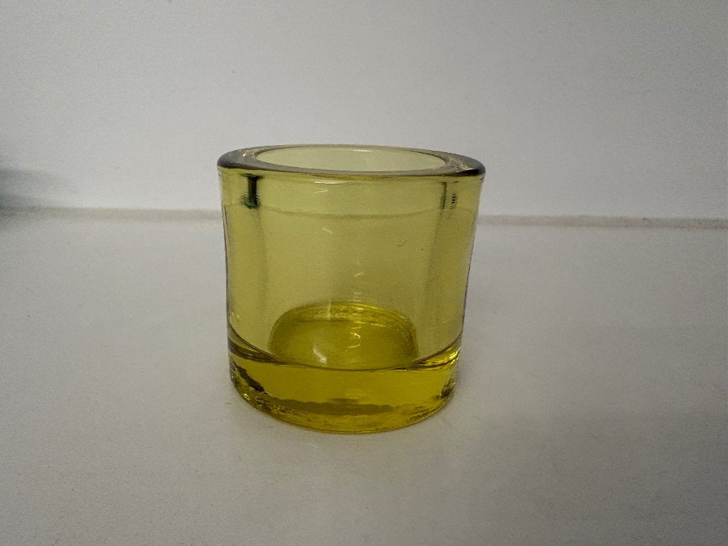 Iittala Kivi lemon 60 mm, Geel, Waxinelichthouder, Nieuw, Ophalen of Verzenden
