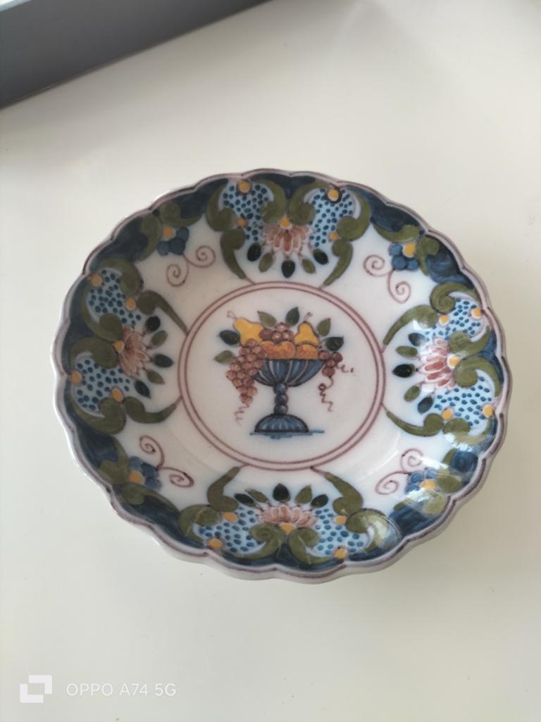 Mooi Makkummer bordje nr 36 met fruitmotief, Antiek en Kunst, Antiek | Wandborden en Tegels, Ophalen of Verzenden