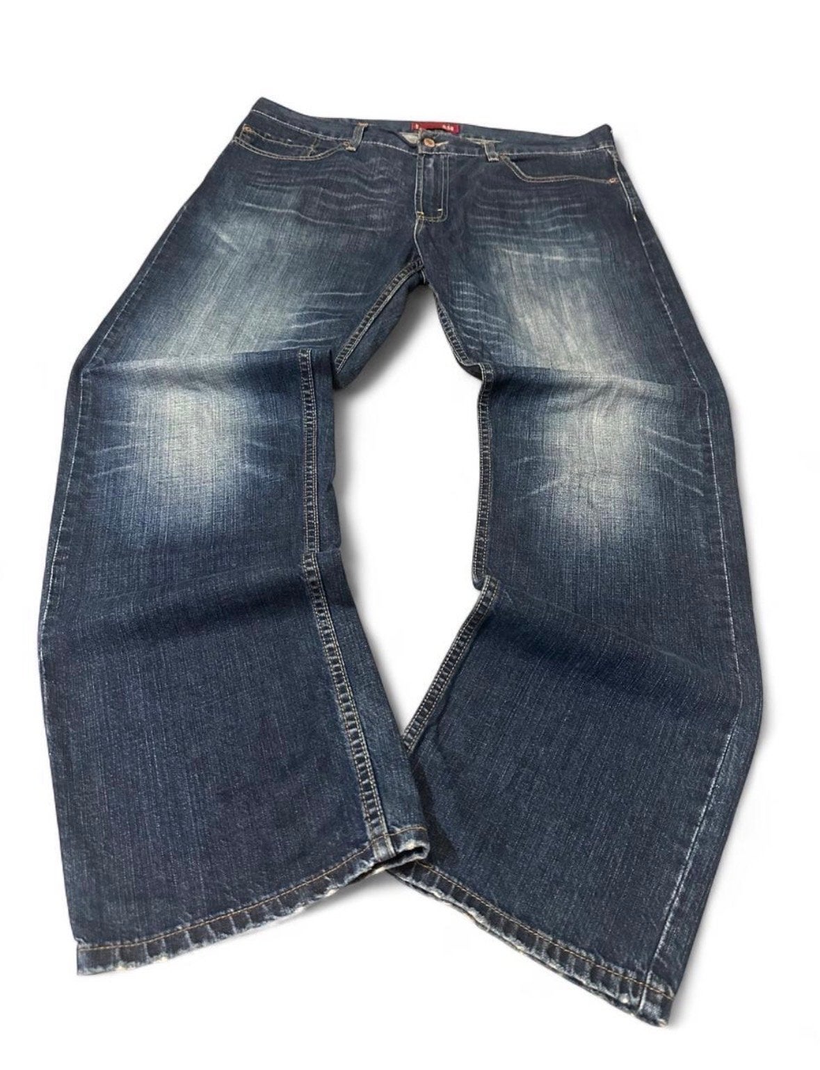 Levi's 538 Jeans W39 L32 Straight Leg Donkerblauw, Kleding | Heren, Ophalen of Verzenden, Gedragen, Blauw, W36 - W38 (confectie 52/54)