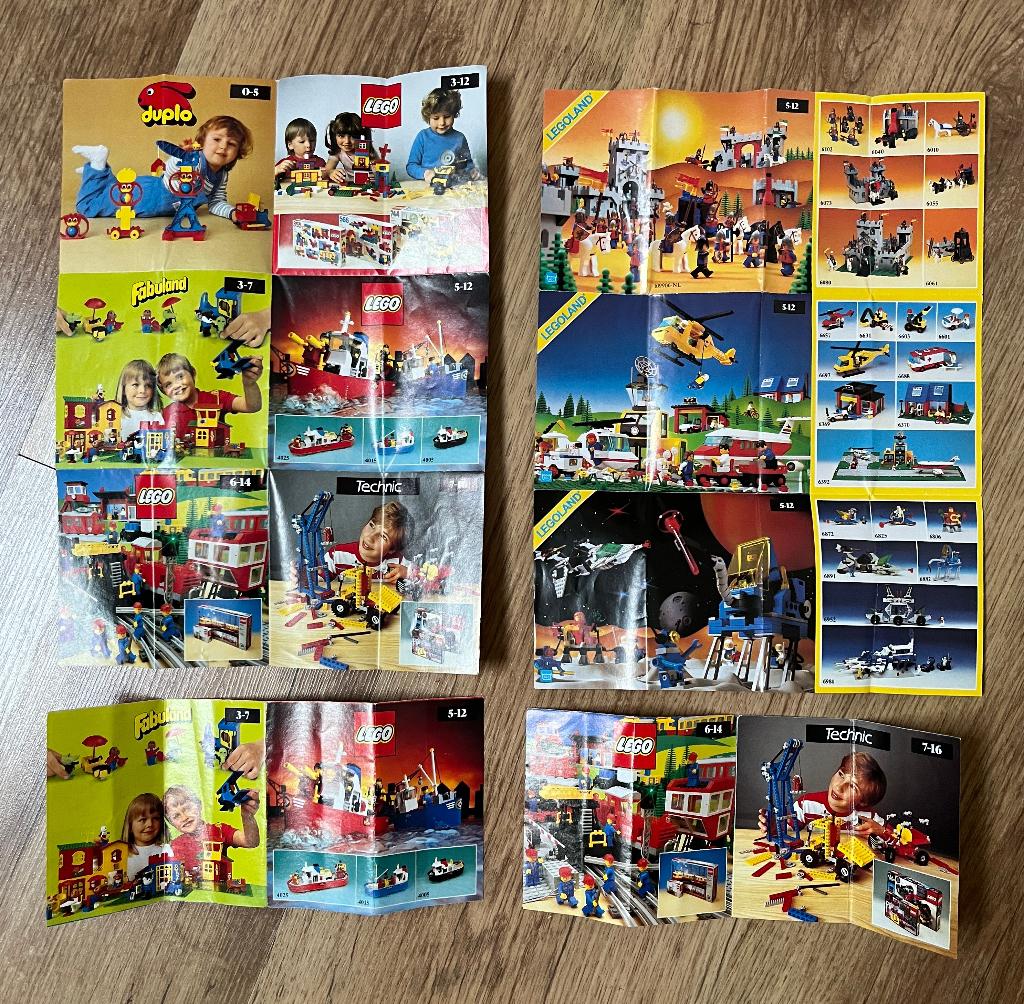 Lego: Reclameboekjes / Promotiemateriaal uit 1984, Ophalen of Verzenden, Overige typen