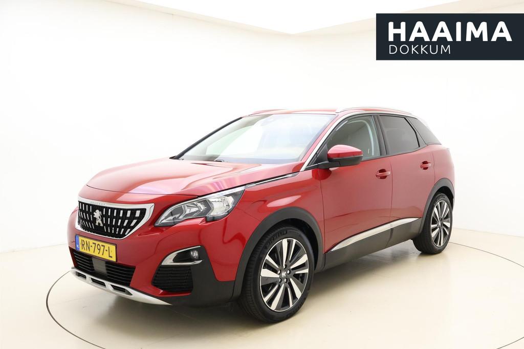 Peugeot 3008 1.2 PureTech Première | Apple Carplay/Android, Auto's, Peugeot, Gebruikt, Euro 6, 1199 cc, Leder en Stof