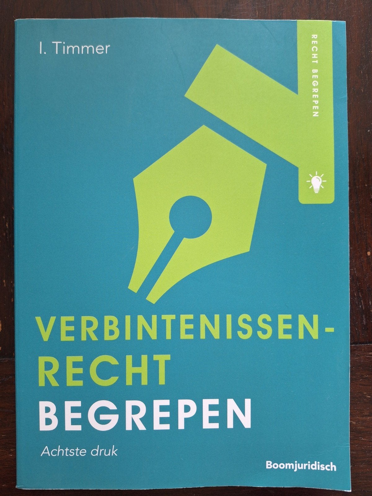 I. Timmer - Verbintenissenrecht begrepen, Boeken, Sociale wetenschap, Ophalen of Verzenden, Zo goed als nieuw, I. Timmer