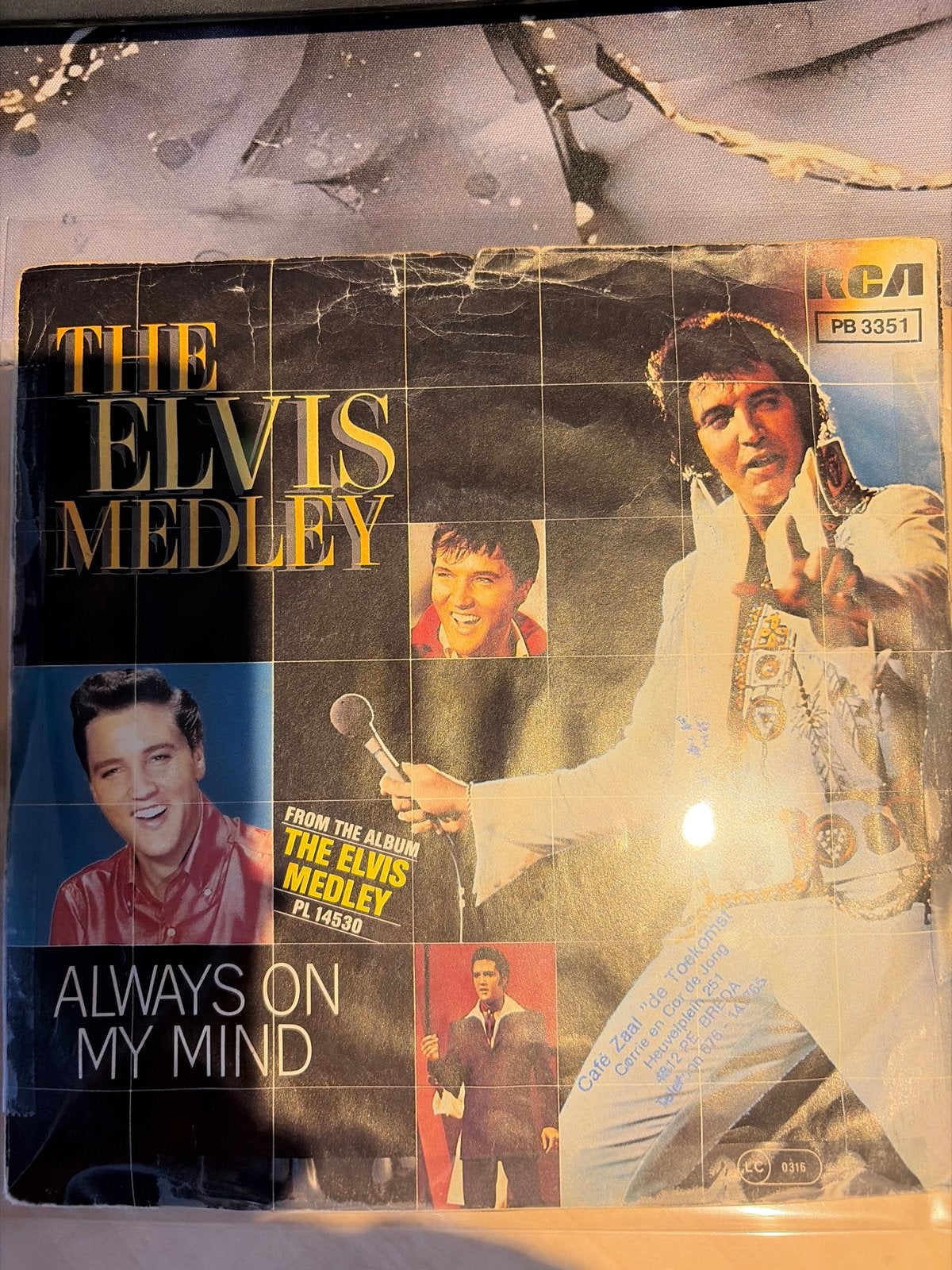 Elvis Presley - The Elvis Medley / Always On My Mind (EP), Gebruikt, 7 inch, Ophalen of Verzenden, Pop