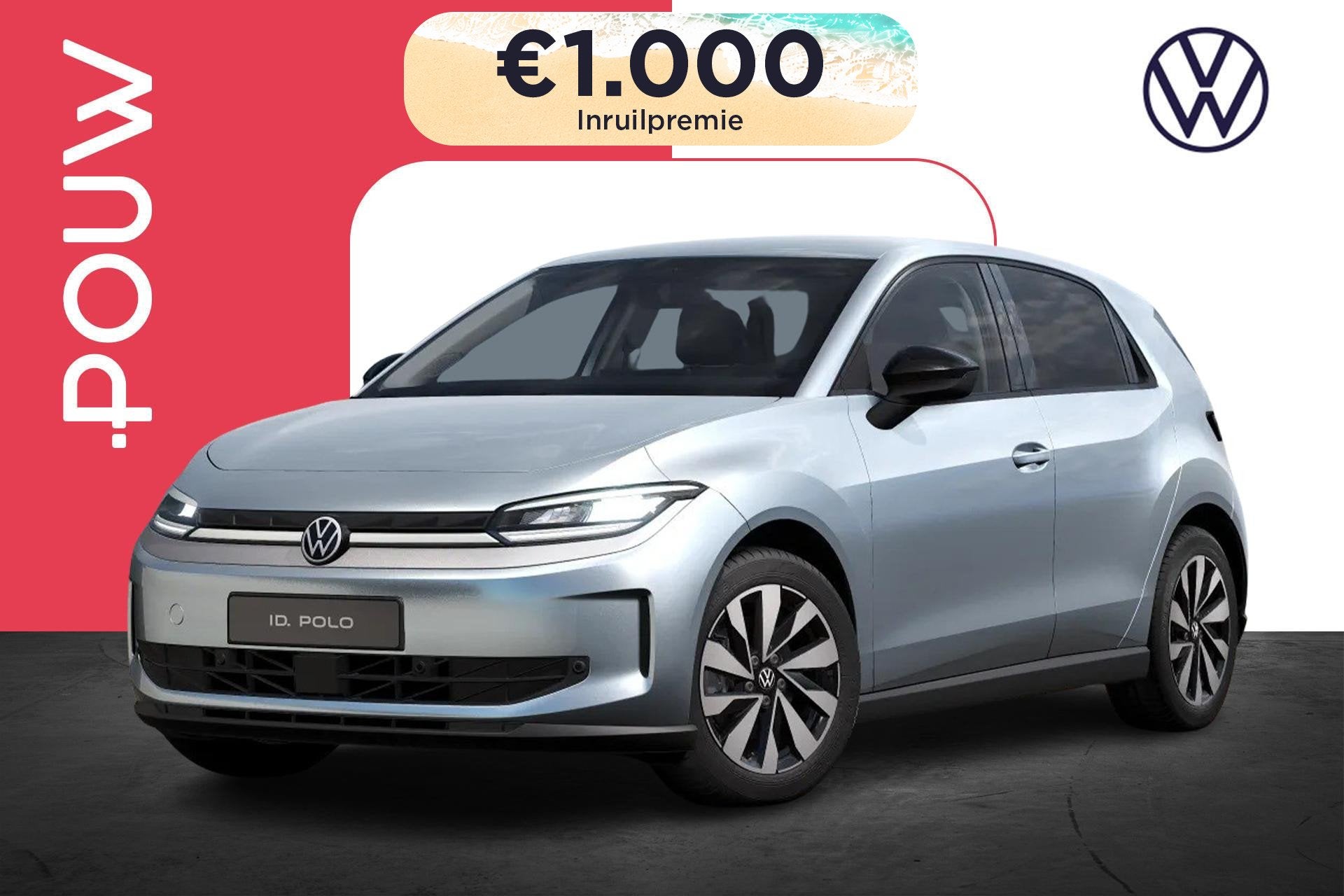 Volkswagen ID. Polo 211pk Life First Edition 52 kWh | 17" Ve, 12 maanden, Stof, 453 km, Zwart