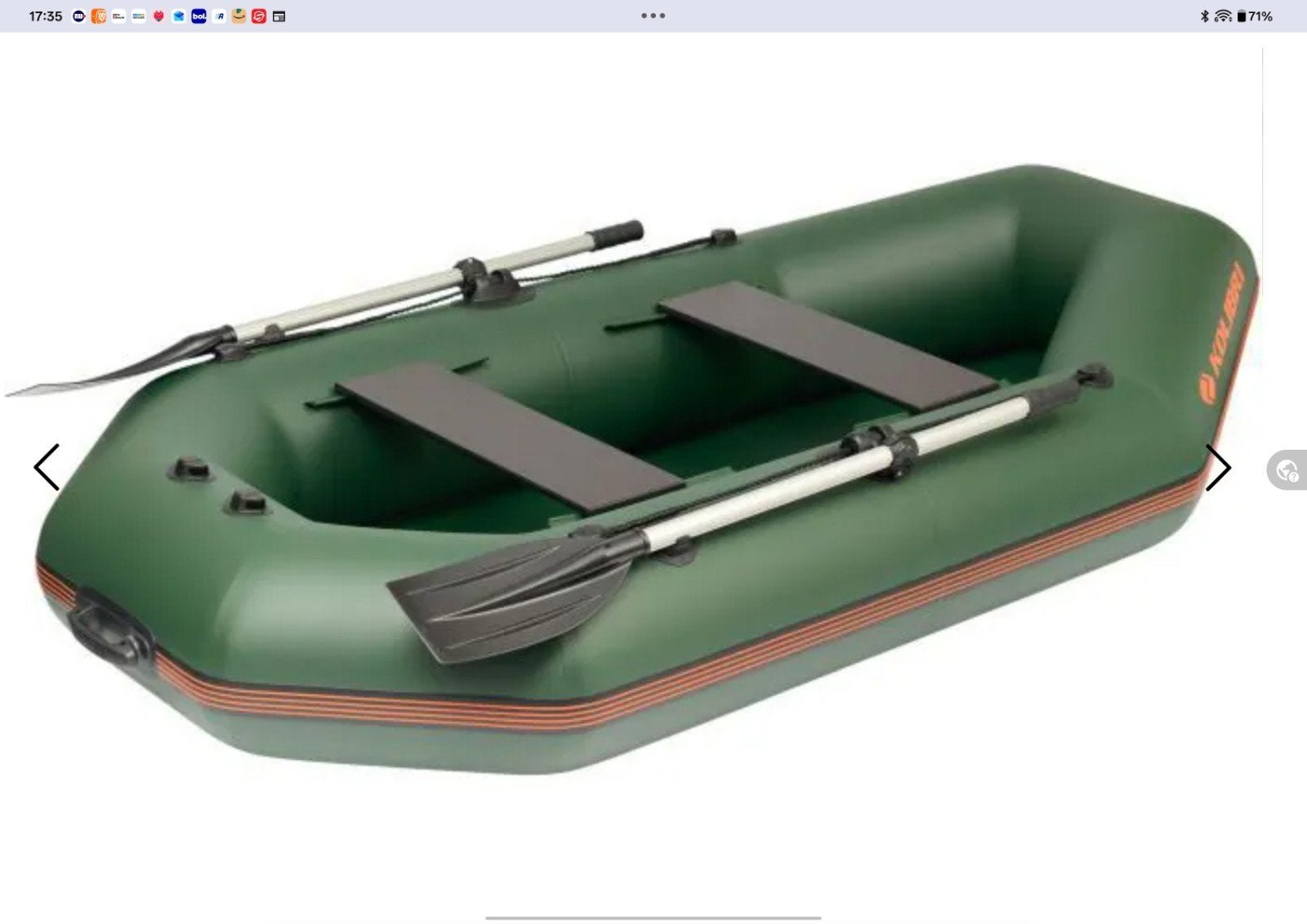 Karperboot Kolibri K-240TS, Watersport en Boten, Ophalen, Zo goed als nieuw, Overige typen