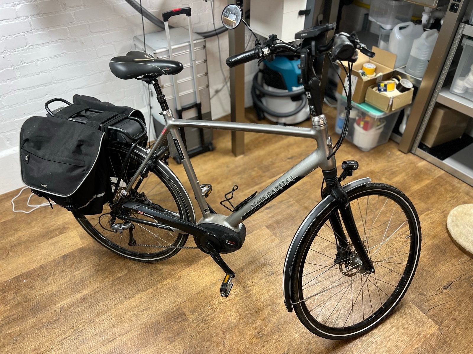Gazelle Ultimate T10 HMB in perfecte conditie met Bosch Nyon, 59 cm of meer, Ophalen, Zo goed als nieuw, Gazelle