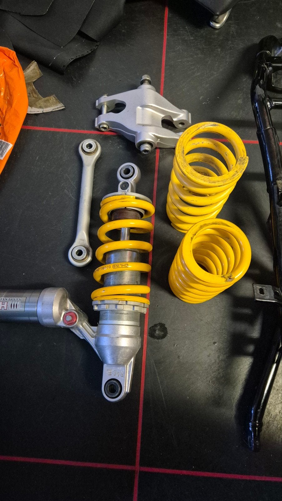 Showa Schokbreker Ducati 848 met Öhlins veren, Ophalen of Verzenden