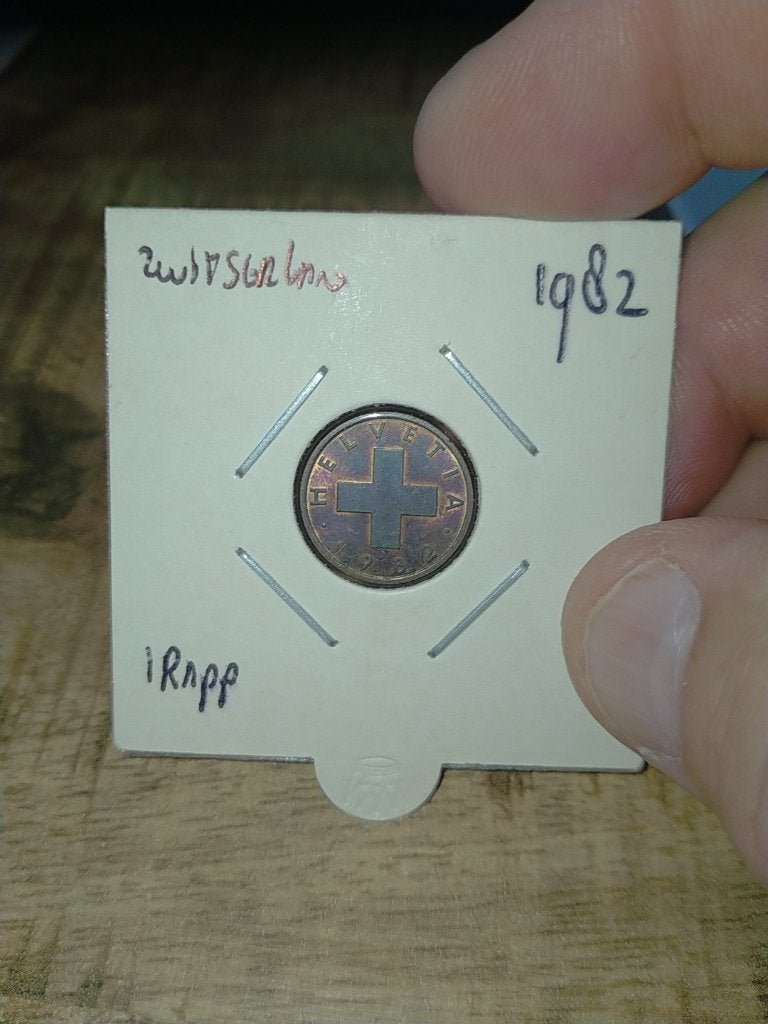 Zwitserland 1 Rappen 1982, Verzenden, Overige landen, Losse munt