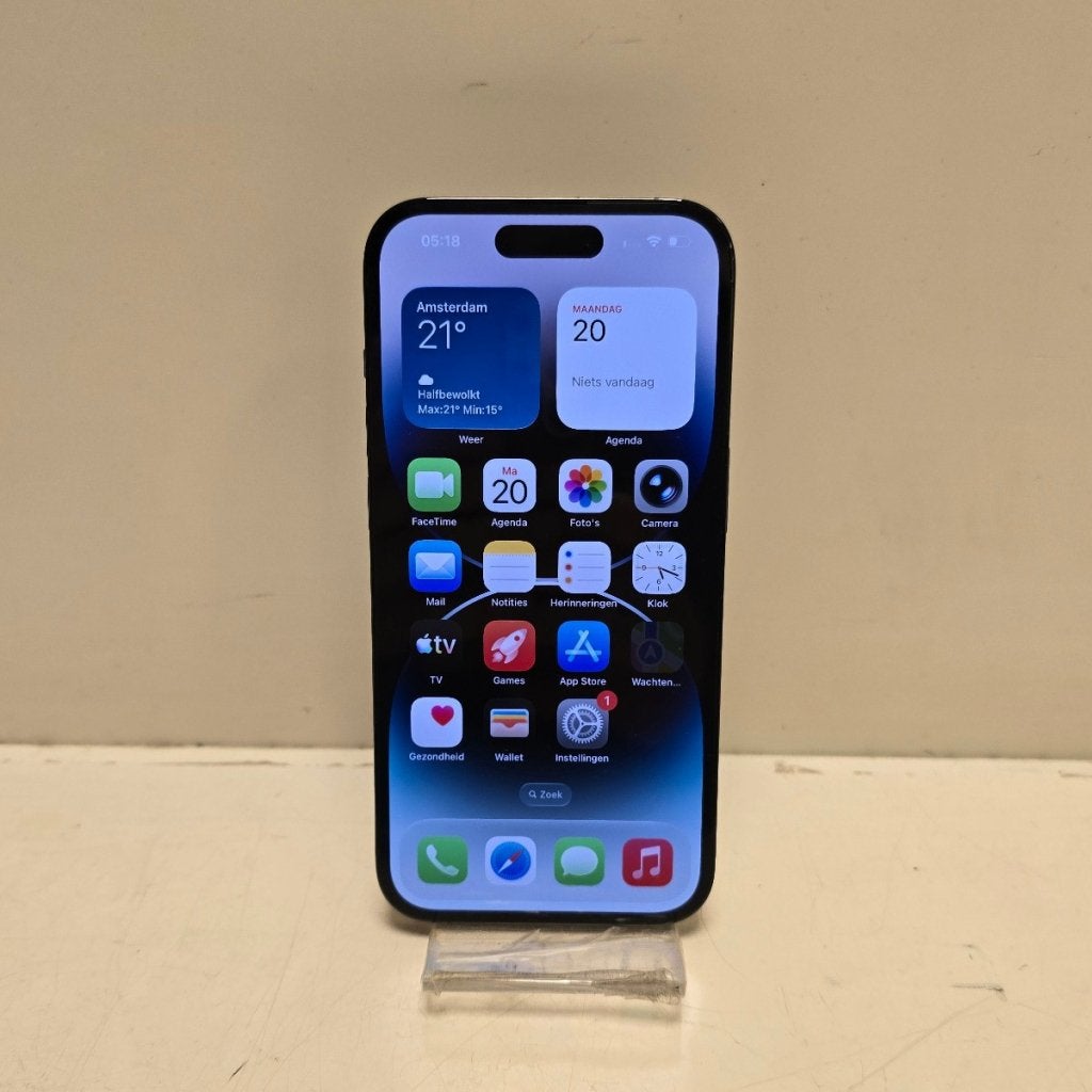 Apple iPhone 14 Pro | 128GB | Zwart | Refurbished (838977), Apple Benelux B.V., Hanover.reception@euro.apple.com, Leidseplein 29, 1017 PS Amsterdam, Nederland