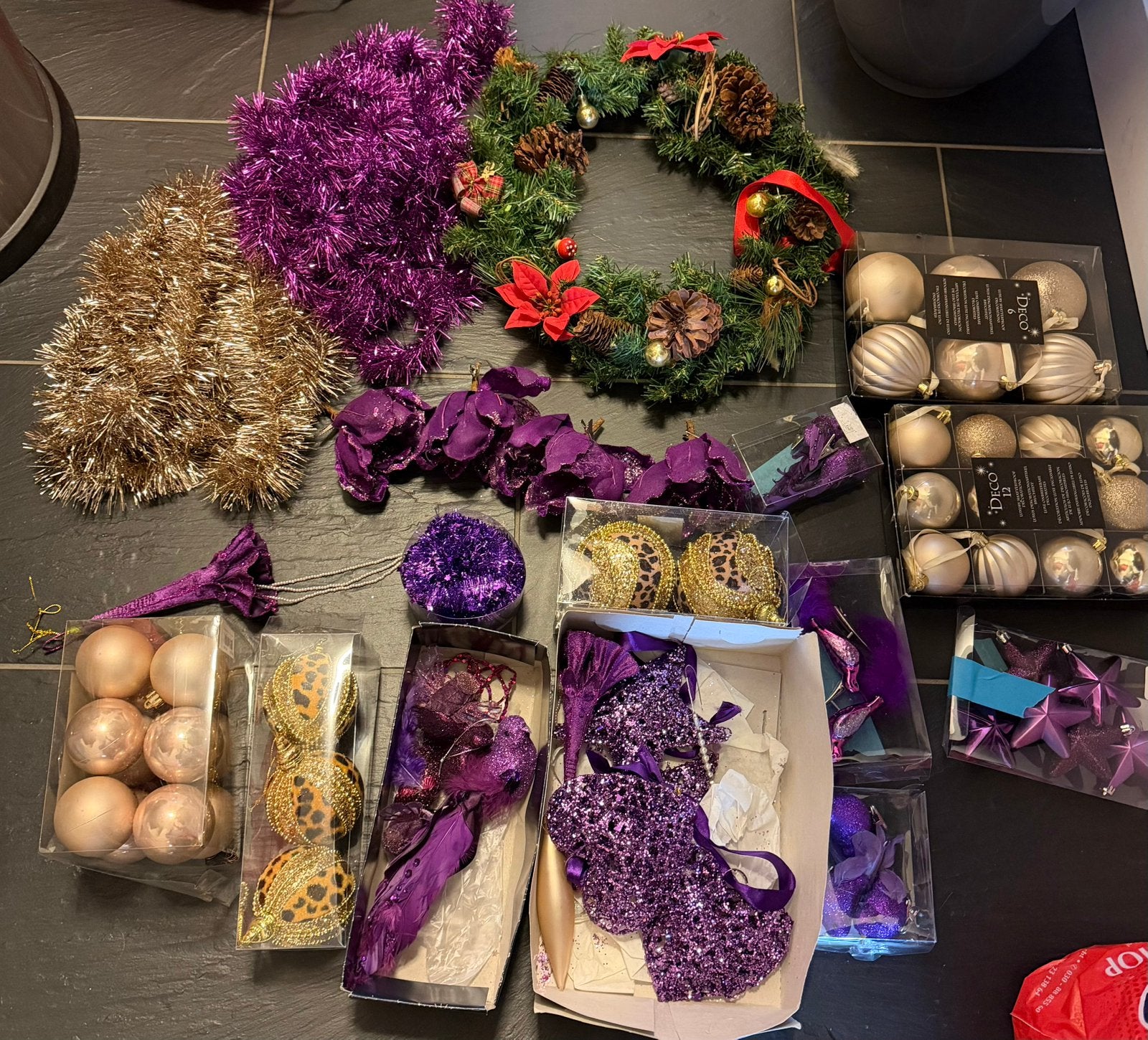 Kerstballen, Ophalen of Verzenden, Zo goed als nieuw