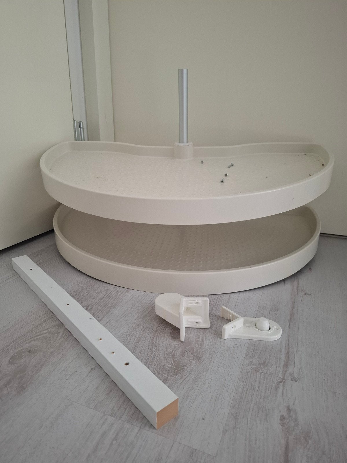 Pannencarrousel crème voor keukenkast 75x42x44 cm, Kunststof, Overige merken, Ophalen, Beige