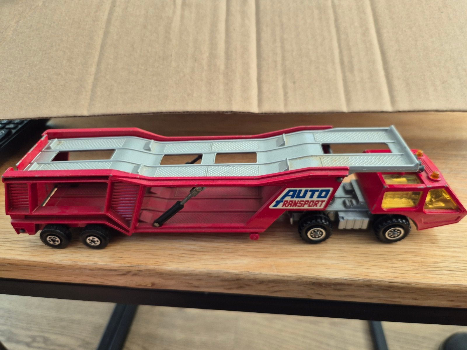 Matchbox Autotransporter - Vintage Speelgoed Vrachtwagen, Ophalen of Verzenden, Gebruikt